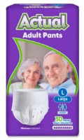 Трусы-подгузники для взрослых Actual Double L 30pcs