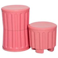 Scaun pentru copii Moda Life Junior pouf Pink imaginea #2 — magazin online Desire.md