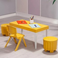 Scaun pentru copii Moda Life Junior pouf Yellow imaginea #2 — magazin online Desire.md