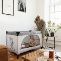 Манеж Petite&Mars Nyja Teddy Biker Grey​ (923462) фото №8 — интернет-магазин Desire.md