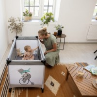 Манеж Petite&Mars Nyja Teddy Friend Coal​ (923463) фото №7 — интернет-магазин Desire.md