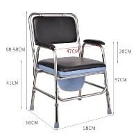 Стул-туалет 4Life AT48 Black фото №6 — интернет-магазин Desire.md