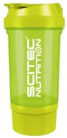 Shaker pentru nutriție sportivă Scitec-nutrition Traveller Shaker 500ml Green