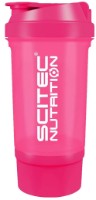 Shaker pentru nutriție sportivă Scitec-nutrition Traveller Shaker 500ml Pink