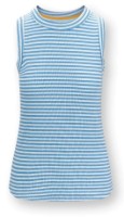 Maiou de dame Pip Studio Trinity Little Sumo Stripe Blue, s.S (51.513.200)