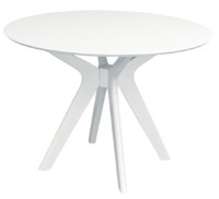 Masă pentru bucătărie Evelin Raffless Round White