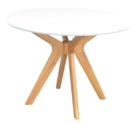 Masă pentru bucătărie Evelin Raffless Round White/Bella Beech