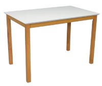 Комплект для столовой Evelin Gloria White/Bella Beech + 4 Cameroon White/Bella Beech фото №2 — интернет-магазин Desire.md