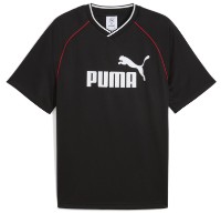 Мужская футболка Puma Ess Collared Football Puma Black, s.XL