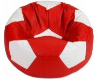 Fotoliu puf BeanBag Ares XXL Красный/Белый imaginea #1 — magazin online Desire.md