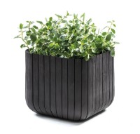 Цветочный горшок Keter Cube Planter S 29.5x29.5x29.5cm (56130) фото №3 — интернет-магазин Desire.md