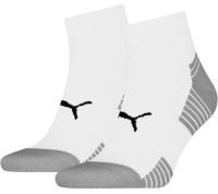 Мужские носки Puma Unisex Sport Cushioned Quarter 2P White, s.43-46