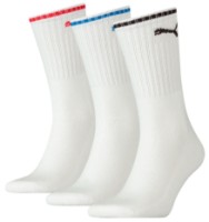 Мужские носки Puma Unisex Striped Crew 3P White, s.39-42