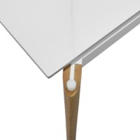 Masă pentru bucătărie Deco Blade 140x80 Light Grey (MBLD-SYF-BEG) imaginea #3 — magazin online Desire.md