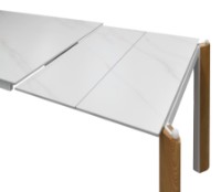 Masă pentru bucătărie Deco Blade 140x80 Light Grey (MBLD-SYF-BEG) imaginea #5 — magazin online Desire.md