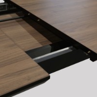Masă pentru bucătărie Deco Ela 180/240x90x76 Walnut (MELA-JC-NUC) imaginea #5 — magazin online Desire.md