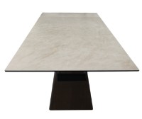 Обеденный стол Deco Endo 200/250x100x76 Beige Marble (MEND-DFL-WHT) фото №3 — интернет-магазин Desire.md
