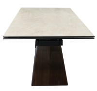 Обеденный стол Deco Endo 200/250x100x76 Beige Marble (MEND-DFL-WHT) фото №7 — интернет-магазин Desire.md