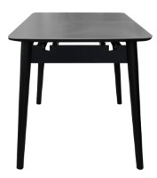 Обеденный стол Deco Granna 120/150x75x78 Grey/Black (MGRN-LJG-GRYBLK) фото №2 — интернет-магазин Desire.md