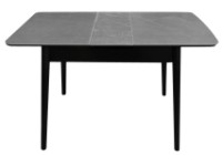 Обеденный стол Deco Granna 120/150x75x78 Grey/Black (MGRN-LJG-GRYBLK) фото №3 — интернет-магазин Desire.md