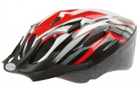 Шлем M-Wave Active, s.L 58-61cm Red/Black/White/Silver (731035)