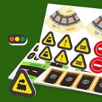 Set jucării transport Mideer Road Tape (MD4103) imaginea #6 — magazin online Desire.md