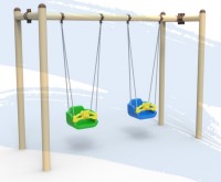 Leagăn pentru copii Badar BDRS-01 imaginea #2 — magazin online Desire.md