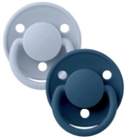 Пустышка BIBS De Lux 2 Pack 0-36months Dusty Blue/Steel Blue (150296)