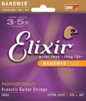 Corzi Elixir Nanoweb Acoustic Phosphor-Bronze Extra Light 16002