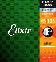 Corzi Elixir Nanoweb Bass 4-String Stainless Steel Light/Medium 14677