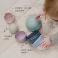 Piramida BIBS Pastel Rainbow (4100100) imaginea #4 — magazin online Desire.md