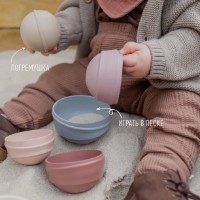 Piramida BIBS Pastel Rainbow (4100100) imaginea #9 — magazin online Desire.md