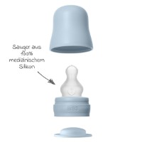Biberon pentru bebeluș BIBS PP Bottle Set 150ml Silicone - Baby Blue-50161231 imaginea #2 — magazin online Desire.md