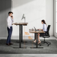 Masa de birou Sense7 Nojo 140x70 Black Oak imaginea #7 — magazin online Desire.md