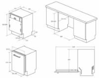 Maşină de spălat vase încorporabilă Candy CI 4C4F1A imaginea #3 — magazin online Desire.md