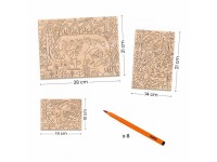 Carte de colorat pentru copii Djeco Dino world DJ08739 imaginea #4 — magazin online Desire.md