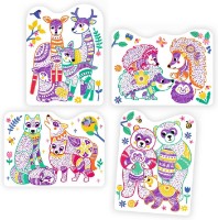 Carte de colorat pentru copii Djeco Forest families DJ00065 imaginea #2 — magazin online Desire.md