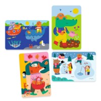 Carte de colorat pentru copii Djeco 4 Seasons (DJ09076) imaginea #5 — magazin online Desire.md