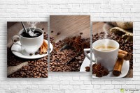 Pictură ArtDesign 2 Cups of coffee 110x55cm (E-10178)