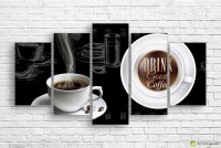 Картина ArtDesign 2 Cups of coffee 150x80cm (E-10251)