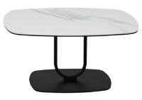 Măsuţă cafea Deco Mady Big White/Black imaginea #2 — magazin online Desire.md