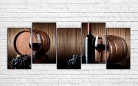 Картина ArtDesign A barrel of black wine 180x69cm (E-10157)