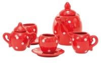 Набор посуды для кукол Moulin Roty Red Ceramic (MR632400)
