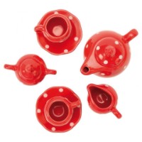 Seturi de veselă pentru păpuși Moulin Roty Red Ceramic (MR632400) imaginea #2 — magazin online Desire.md