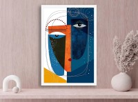 Картина ArtDesign Abstract face 45x67cm (RFG-10012)