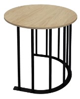 Măsuţă cafea Deco Sevilia Oak Sonoma/Black (T3SV) imaginea #3 — magazin online Desire.md