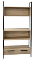 Стеллаж Deco Torro 3 + Box 84x30x180 Oak Sonoma/Black (S2TR3ND) фото №2 — интернет-магазин Desire.md