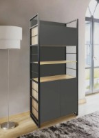 Etajeră Deco Urban 90 Double Box (spate integral) + Bare