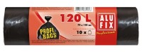 Saci pentru gunoi Alufix 120L Black 10pcs