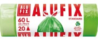 Saci pentru gunoi Alufix Green 60L 20pcs